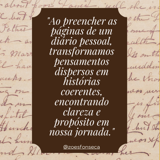 diário pessoal e autoconhecimento