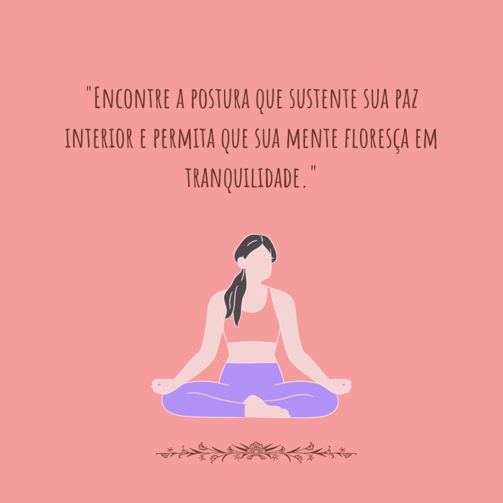 postura para meditação