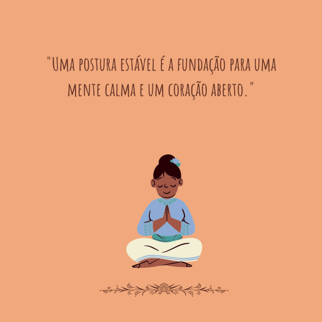 postura para meditação